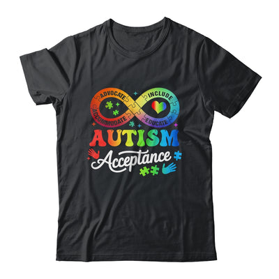Autism Awareness Acceptance Infinity Symbol Men Women Kids Shirt & Hoodie | siriusteestore
