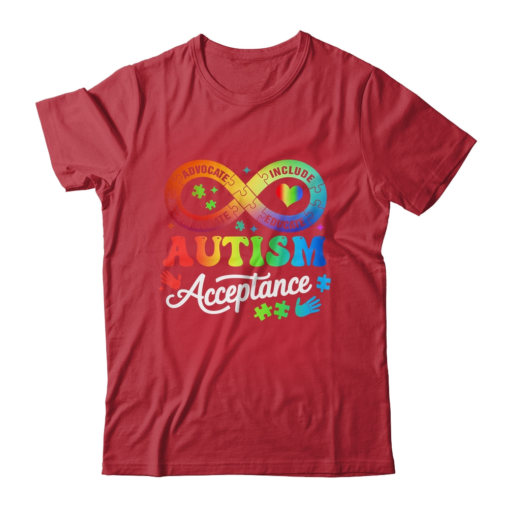 Autism Awareness Acceptance Infinity Symbol Men Women Kids Shirt & Hoodie | siriusteestore