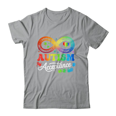 Autism Awareness Acceptance Infinity Symbol Men Women Kids Shirt & Hoodie | siriusteestore
