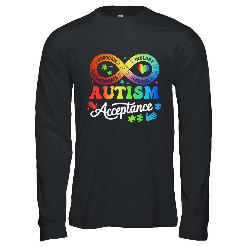 Autism Awareness Acceptance Infinity Symbol Men Women Kids Shirt & Hoodie | siriusteestore
