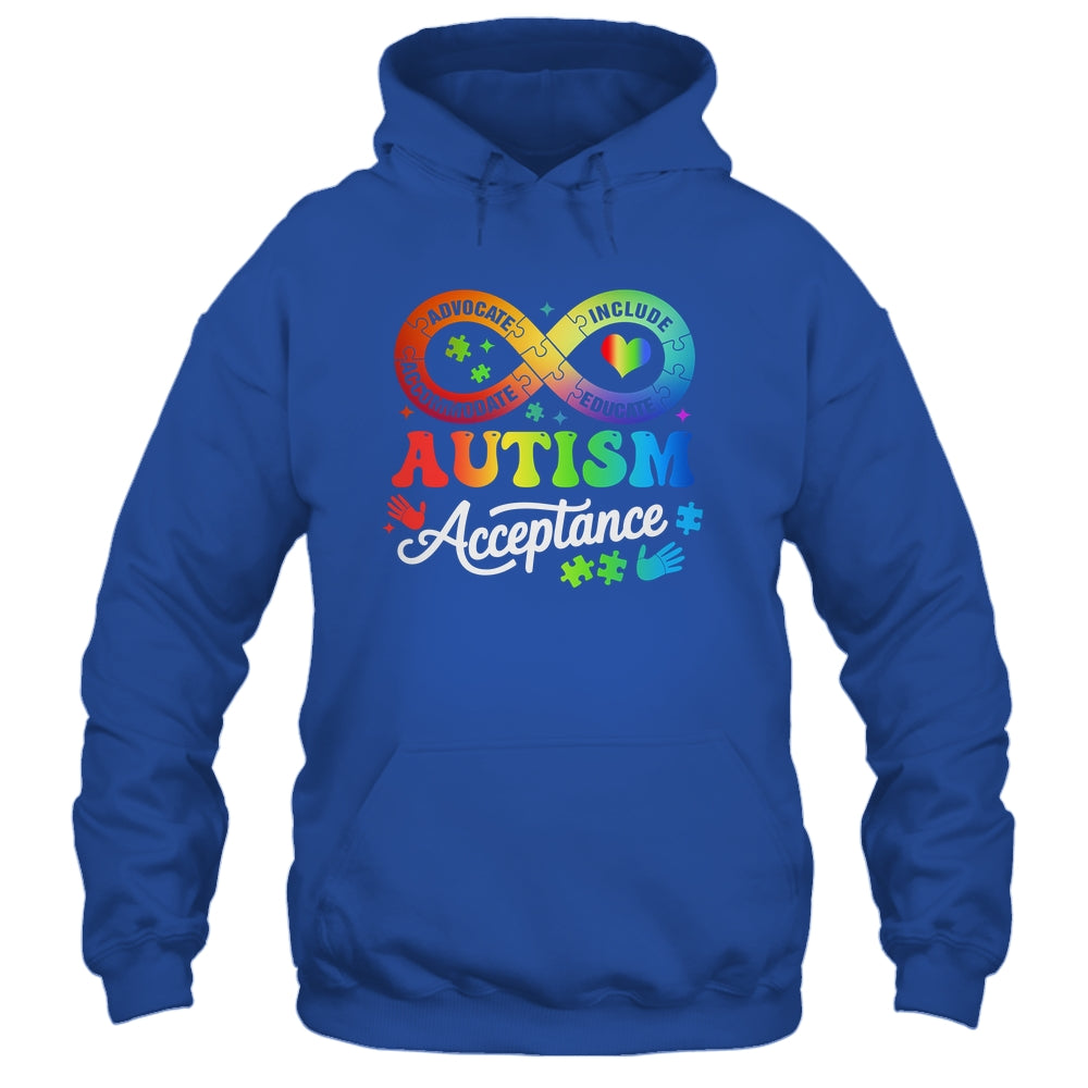 Autism Awareness Acceptance Infinity Symbol Men Women Kids Shirt & Hoodie | siriusteestore