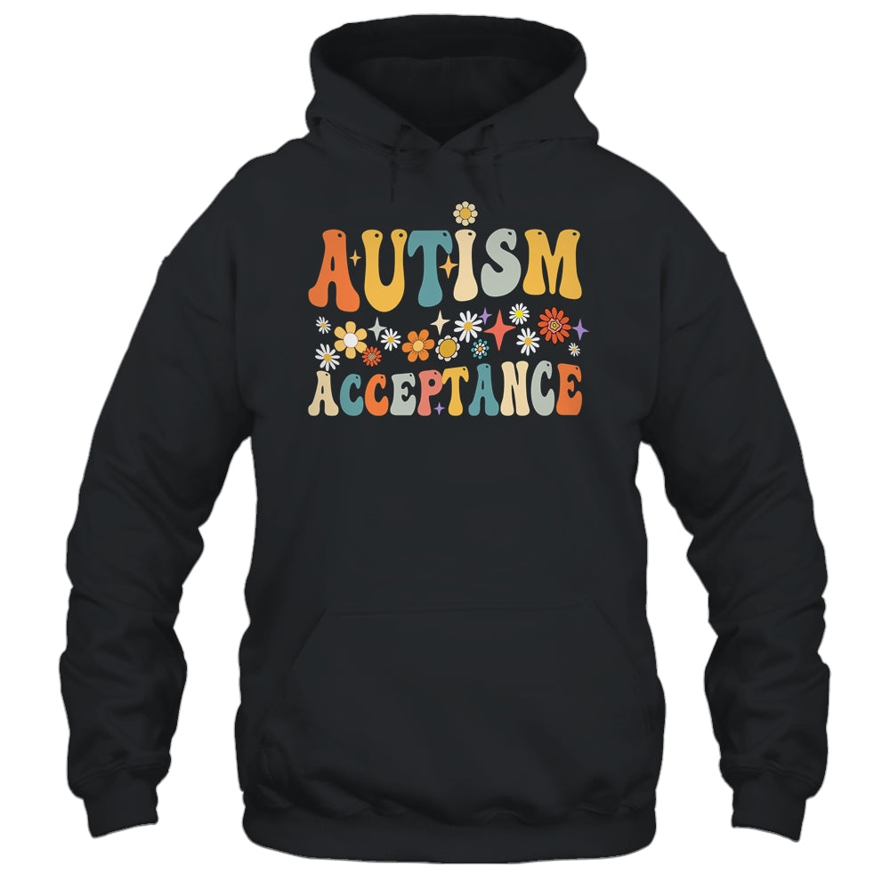 Autism Awareness Acceptance Special Education Teacher Groovy Shirt & Tank Top | siriusteestore