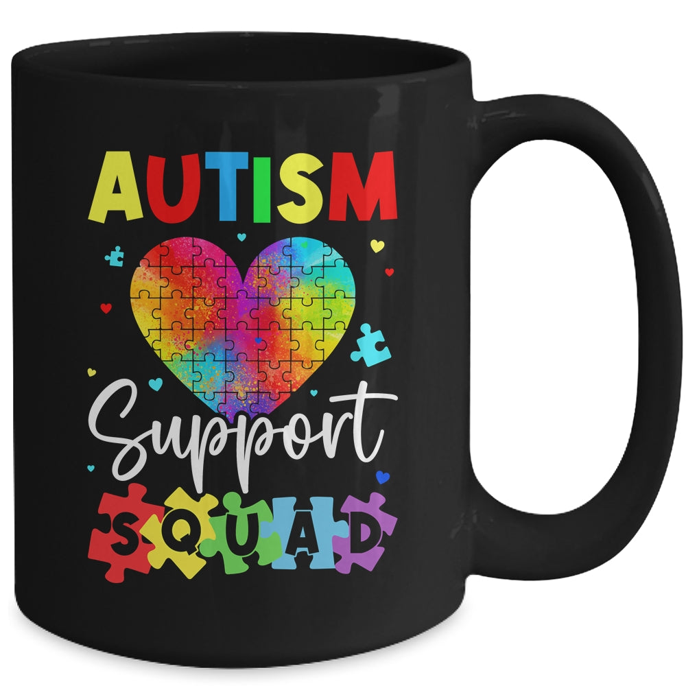 Autism Awareness Autism Squad Support Team Colorful Puzzle Mug | siriusteestore