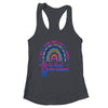 Autism Awareness Be Kind Leopard Rainbow Choose Kindness Shirt & Tank Top | siriusteestore