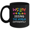 Autism Awareness Month Support Seeing The World Differently Mug | siriusteestore
