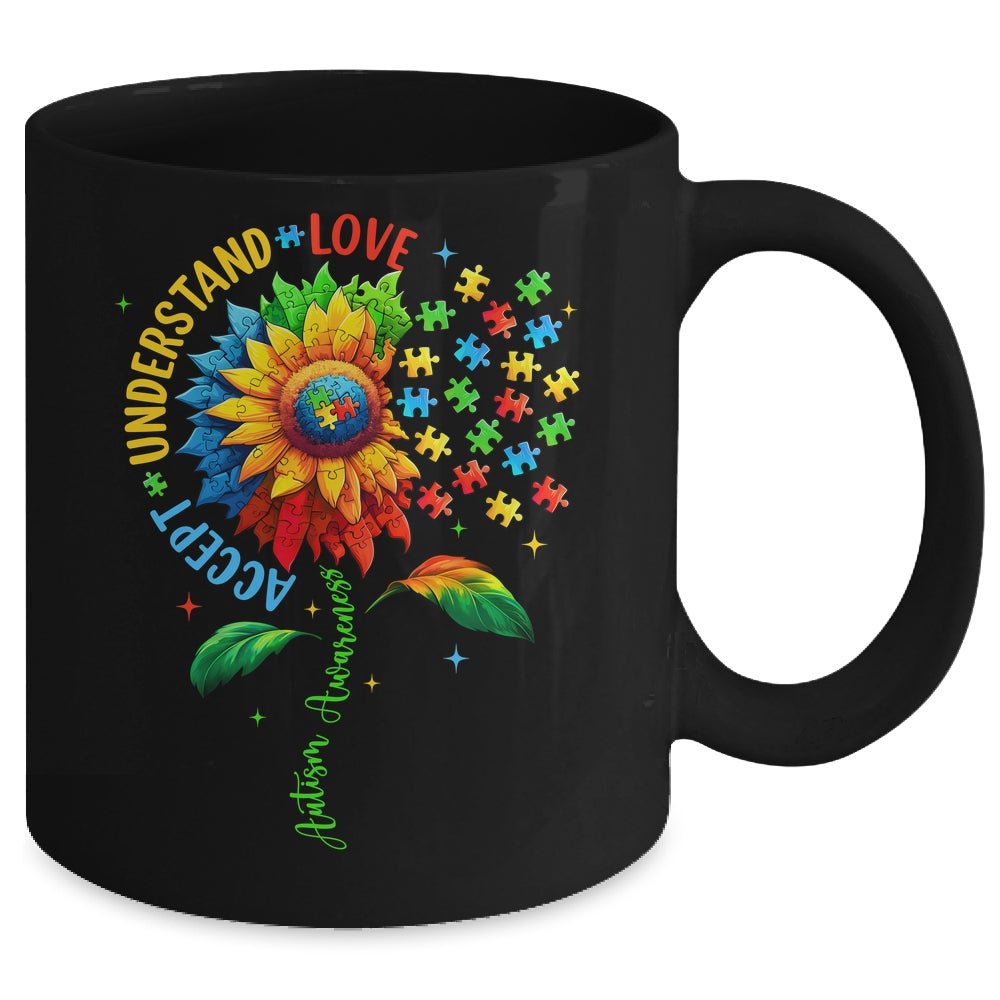 Autism Awareness Sunflower Men Women Kids Autism Sunflower Mug | siriusteestore
