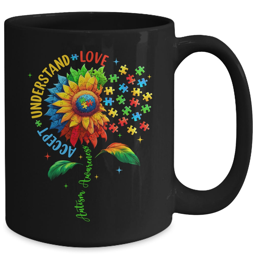Autism Awareness Sunflower Men Women Kids Autism Sunflower Mug | siriusteestore