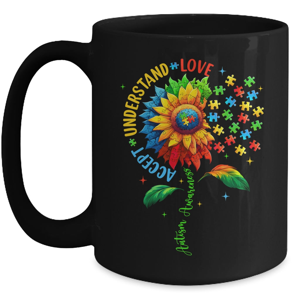 Autism Awareness Sunflower Men Women Kids Autism Sunflower Mug | siriusteestore