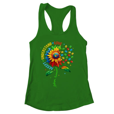 Autism Awareness Sunflower Men Women Kids Autism Sunflower Shirt & Tank Top | siriusteestore