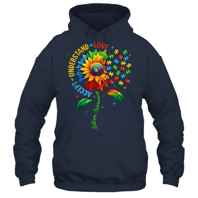 Autism Awareness Sunflower Men Women Kids Autism Sunflower Shirt & Tank Top | siriusteestore