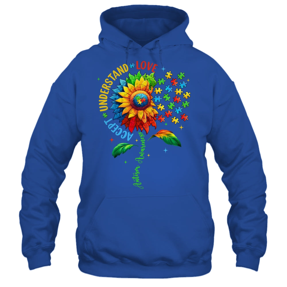 Autism Awareness Sunflower Men Women Kids Autism Sunflower Shirt & Tank Top | siriusteestore