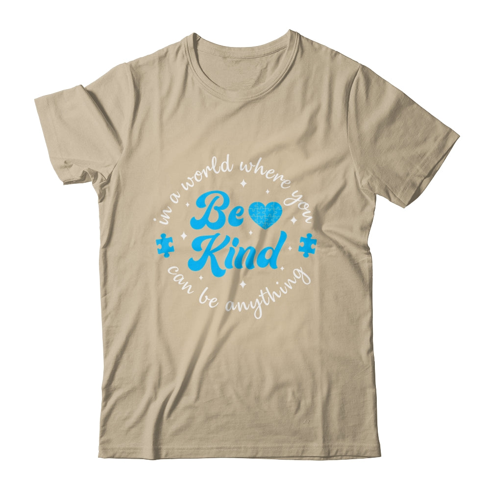 Autism Be Kind Women Kids Blue Be Kind Autism Awareness Shirt & Tank Top | siriusteestore