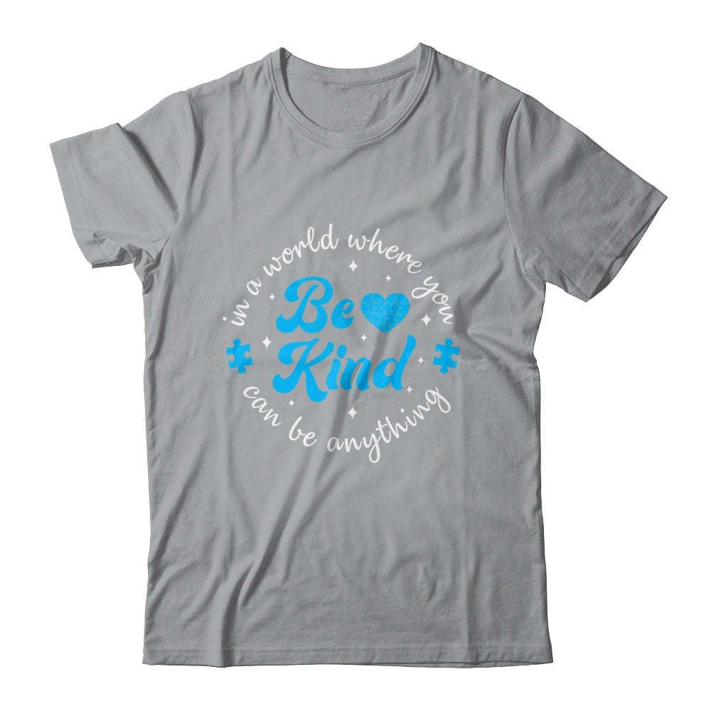 Autism Be Kind Women Kids Blue Be Kind Autism Awareness Shirt & Tank Top | siriusteestore