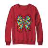 Autism Bow Autism Awareness Coquette Bow Puzzle Teacher Shirt & Sweatshirt | siriusteestore