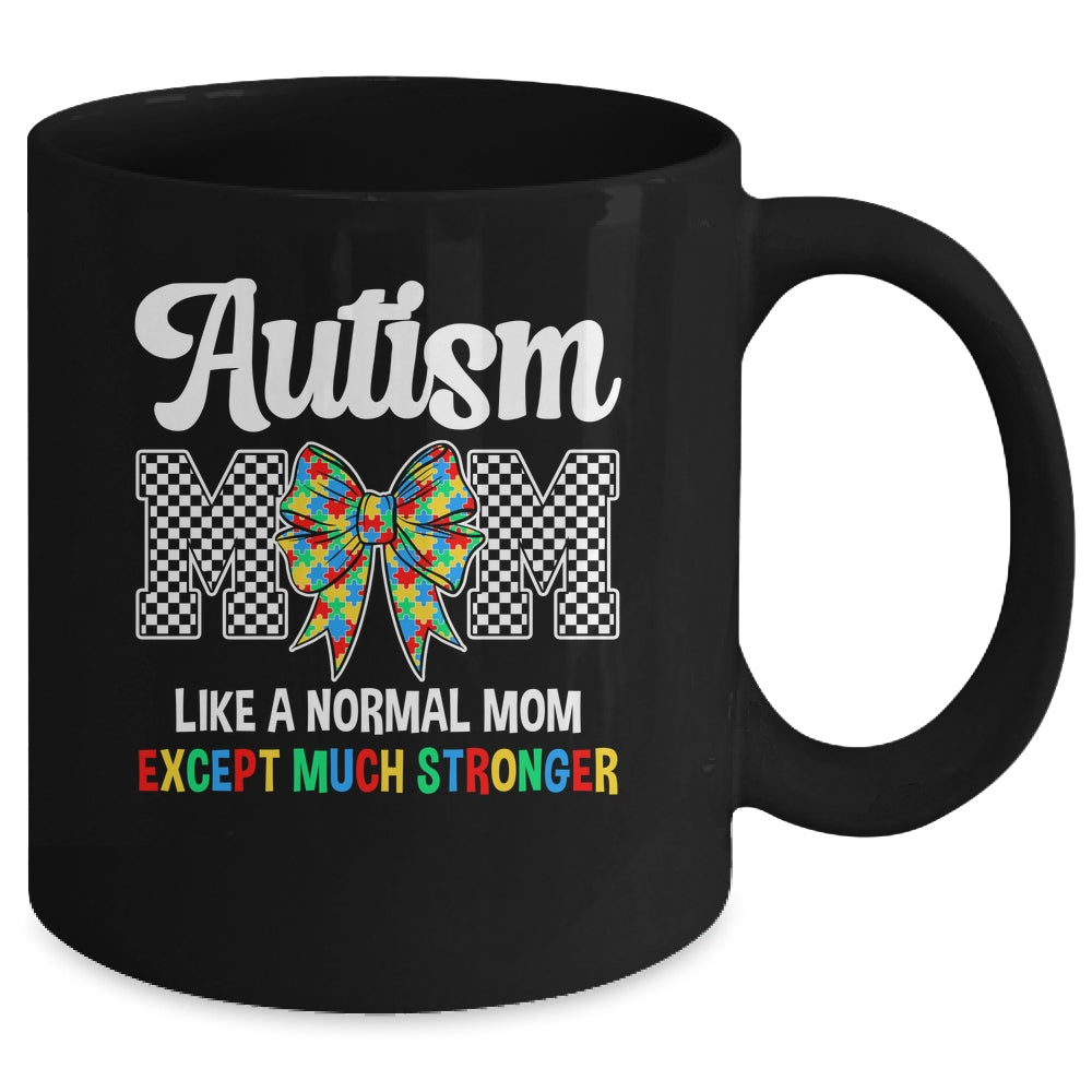 Autism Mom Coquette Bow Mama Mother's Day Autism Awareness Mug | siriusteestore