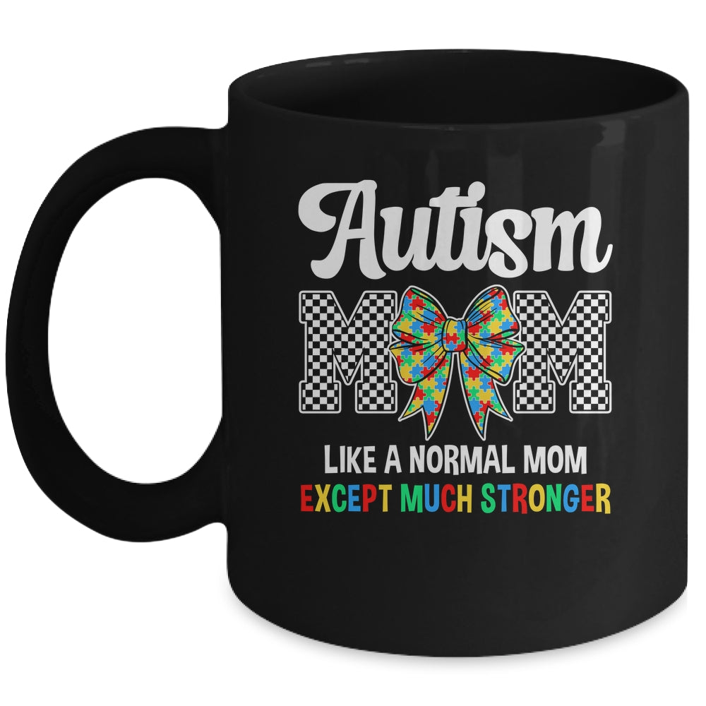 Autism Mom Coquette Bow Mama Mother's Day Autism Awareness Mug | siriusteestore