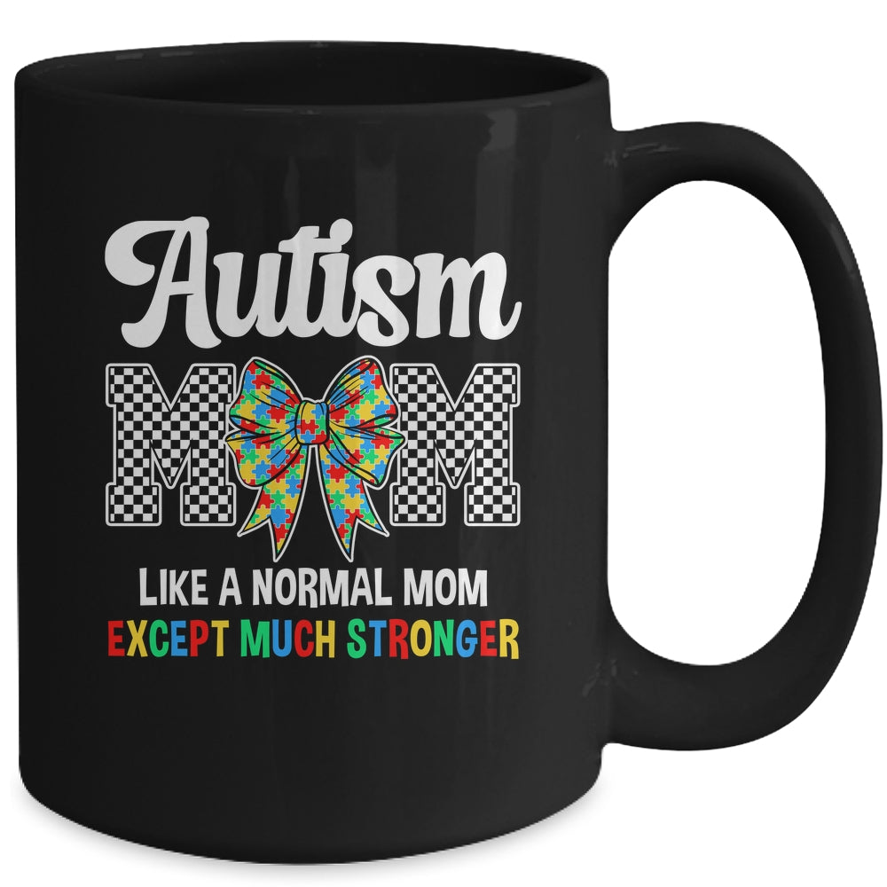 Autism Mom Coquette Bow Mama Mother's Day Autism Awareness Mug | siriusteestore