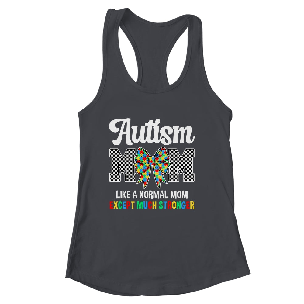 Autism Mom Coquette Bow Mama Mother's Day Autism Awareness Shirt & Tank Top | siriusteestore