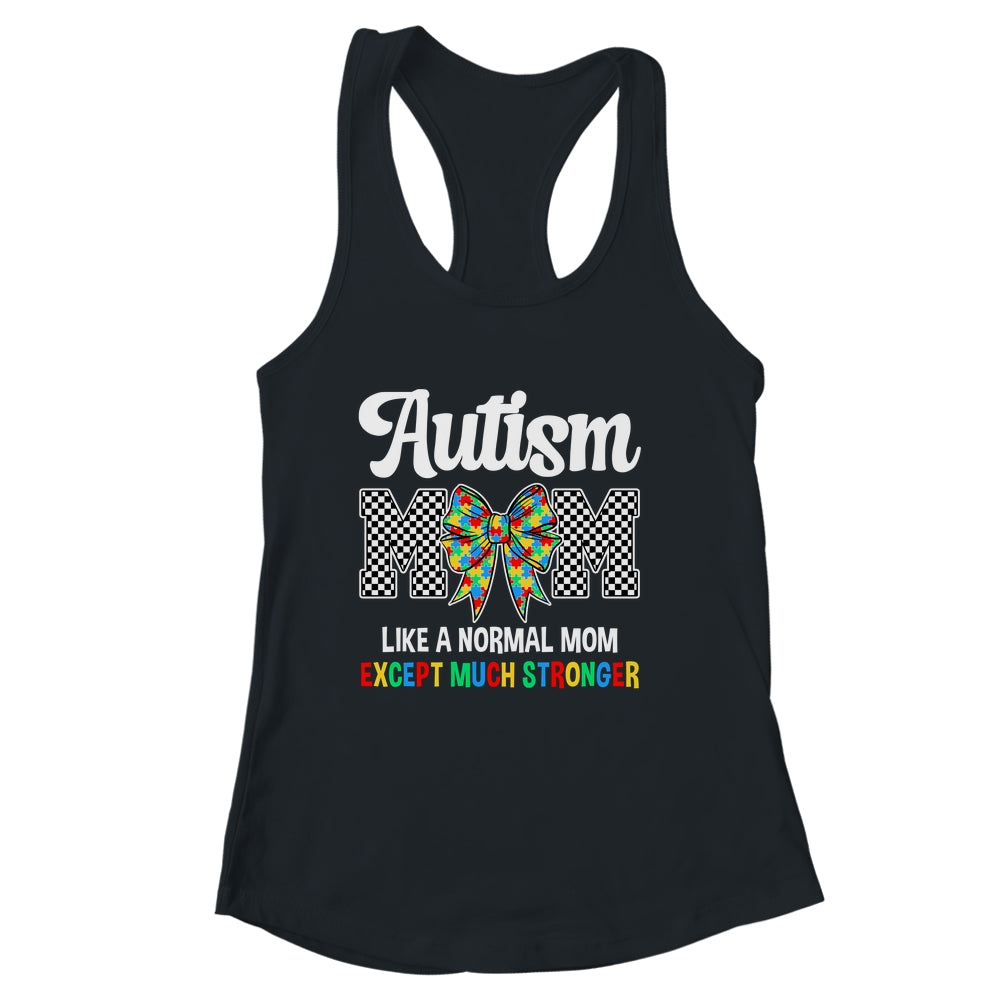 Autism Mom Coquette Bow Mama Mother's Day Autism Awareness Shirt & Tank Top | siriusteestore