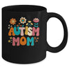 Autism Mom Mama Vintage Groovy Autism Awareness Day Women Mug | siriusteestore