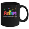 Autism Puzzle Accept Understand Love Autism Awareness Mug | siriusteestore