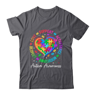Autism Respect Love Inclusion Acceptance Awareness Support Shirt & Tank Top | siriusteestore