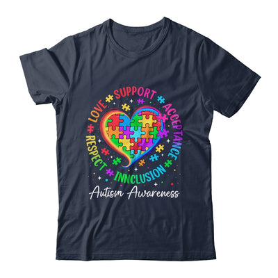 Autism Respect Love Inclusion Acceptance Awareness Support Shirt & Tank Top | siriusteestore