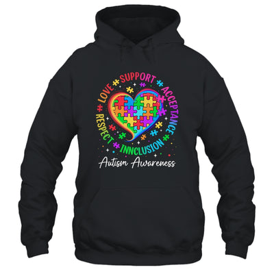Autism Respect Love Inclusion Acceptance Awareness Support Shirt & Tank Top | siriusteestore
