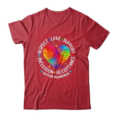 Autism Respect Love Inclusion Acceptance Awareness Women Kid Shirt & Hoodie | siriusteestore