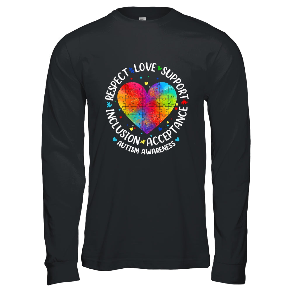 Autism Respect Love Inclusion Acceptance Awareness Women Kid Shirt & Hoodie | siriusteestore