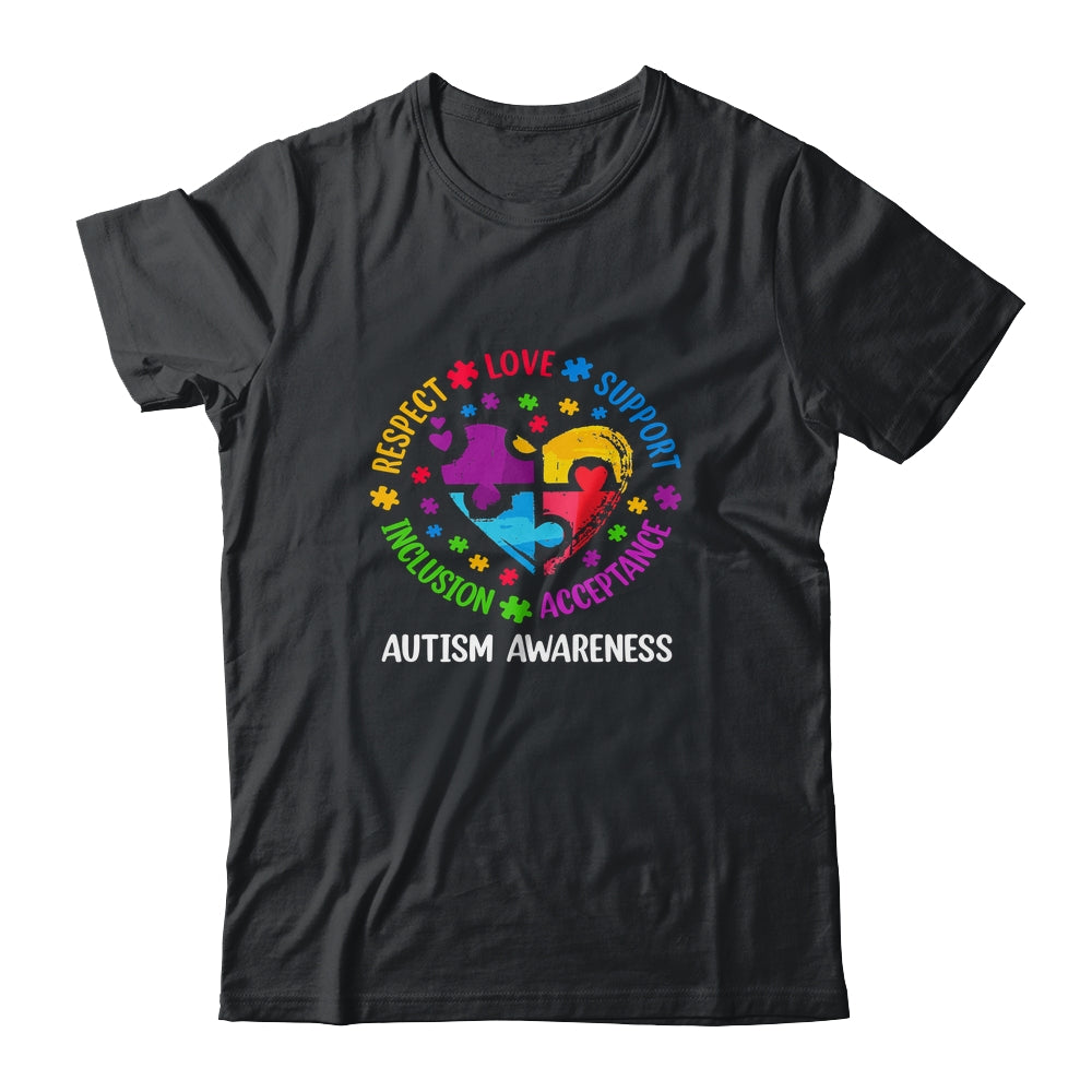 Autism Women Men Respect Love Support Autism Awarenes Shirt & Hoodie | siriusteestore