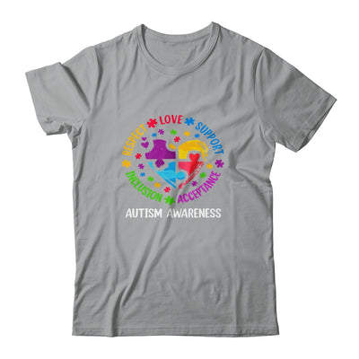 Autism Women Men Respect Love Support Autism Awarenes Shirt & Hoodie | siriusteestore