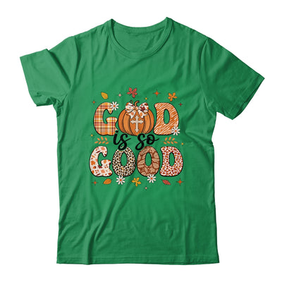 Autumn Pumpkin Christian Thanksgiving Faith God Is So Good Shirt & Sweatshirt | siriusteestore