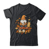 Autumn Season Design Leaves Owls And Cute Fall Gnome Shirt & Sweatshirt | siriusteestore