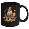 Autumn Season Design Leaves Owls And Cute Fall Gnome Mug | siriusteestore