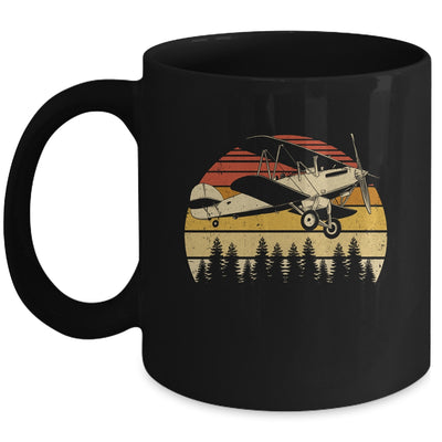 Aviator Pilot For Men Funny Retro Airplane Aviation Mug | siriusteestore