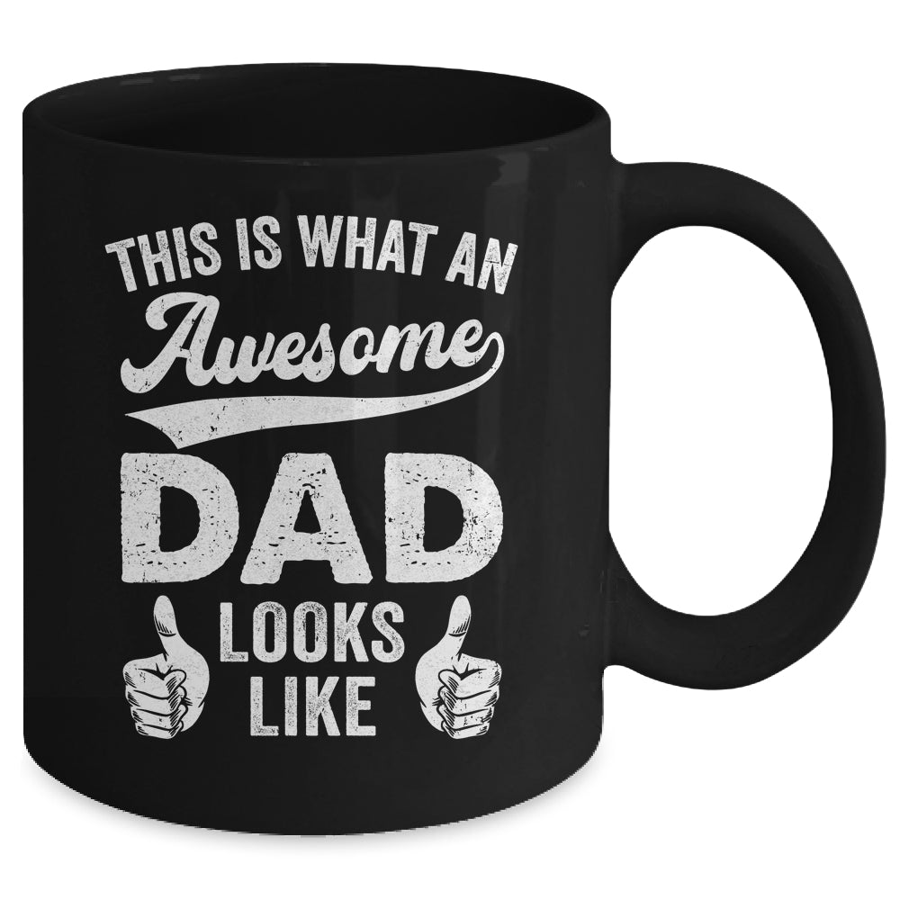 Awesome Father Dad Looks Like Fathers Day Christmas Birthday Mug | siriusteestore