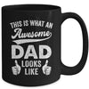 Awesome Father Dad Looks Like Fathers Day Christmas Birthday Mug | siriusteestore