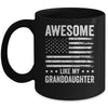 Awesome Like My Granddaugher Men Funny Fathers Day Grandpa Mug | siriusteestore