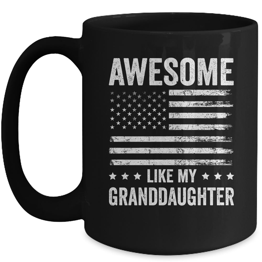 Awesome Like My Granddaugher Men Funny Fathers Day Grandpa Mug | siriusteestore