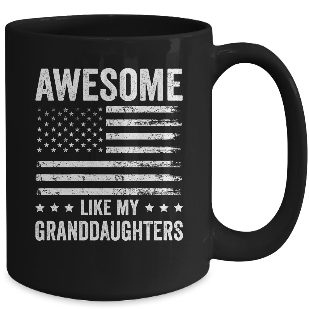Awesome Like My Granddaughers Men Funny Fathers Day Grandpa Mug | siriusteestore