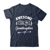 Awesome Like My Granddaughters Funny Fathers Day Pop Papa Shirt & Tank Top | siriusteestore