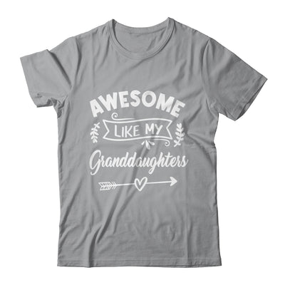 Awesome Like My Granddaughters Funny Fathers Day Pop Papa Shirt & Tank Top | siriusteestore