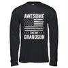 Awesome Like My Grandson Men Funny Fathers Day Grandpa Shirt & Hoodie | siriusteestore