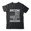 Awesome Like My Grandsons Men Funny Fathers Day Grandpa Shirt & Hoodie | siriusteestore
