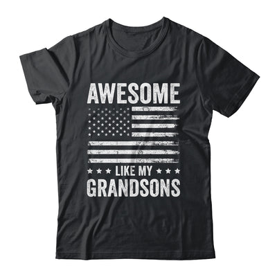Awesome Like My Grandsons Men Funny Fathers Day Grandpa Shirt & Hoodie | siriusteestore