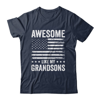 Awesome Like My Grandsons Men Funny Fathers Day Grandpa Shirt & Hoodie | siriusteestore