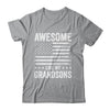 Awesome Like My Grandsons Men Funny Fathers Day Grandpa Shirt & Hoodie | siriusteestore