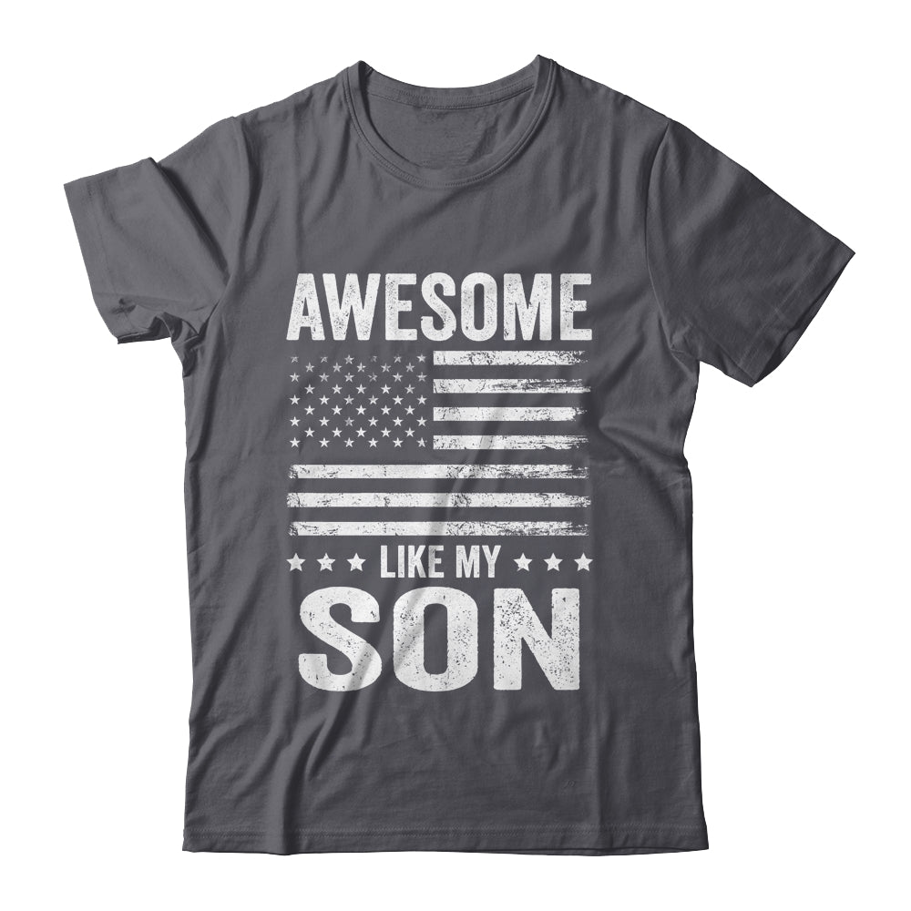 Awesome Like My Son Men Funny Fathers Day Dad Shirt & Hoodie | siriusteestore