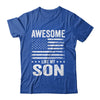Awesome Like My Son Men Funny Fathers Day Dad Shirt & Hoodie | siriusteestore
